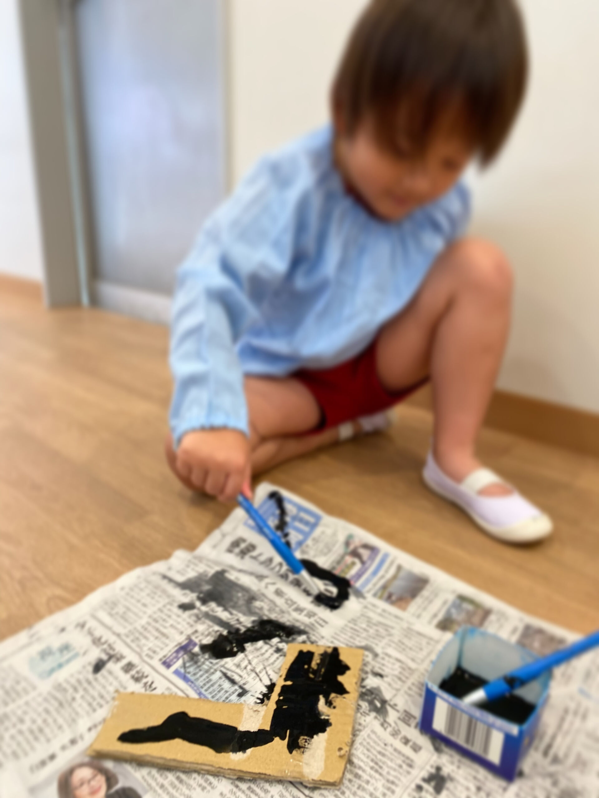 運動会に向けて、小物作りをしました🎨✂️