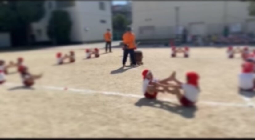 🌟年長児の組体操練習🌟